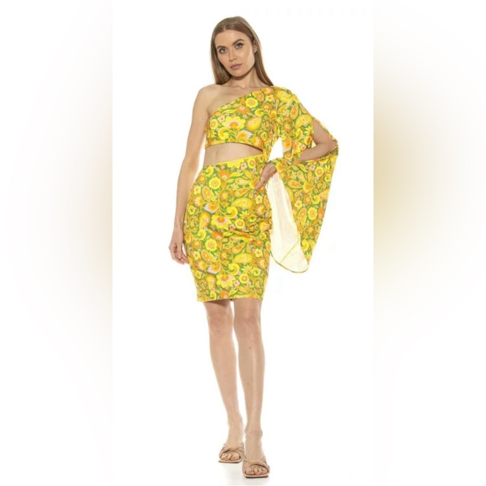 NWT | Alexia Admore Reese One Shoulder Cutout Dress | Size Small